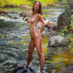 Art Eric Wallis nude in water