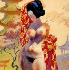Art Frank Frazetta - jap nude
